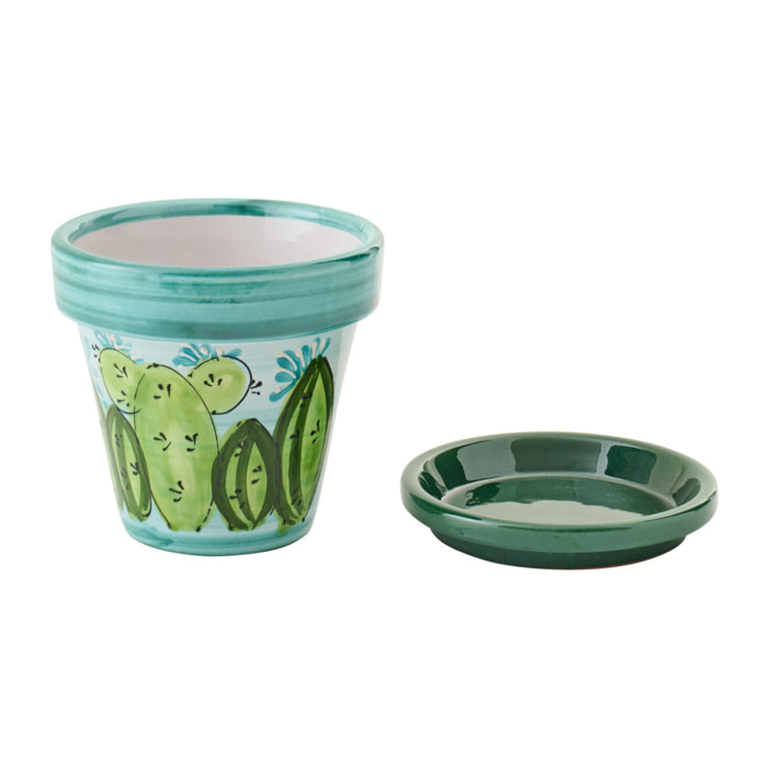 J-Line Cache-pot - céramique - multicolore - small