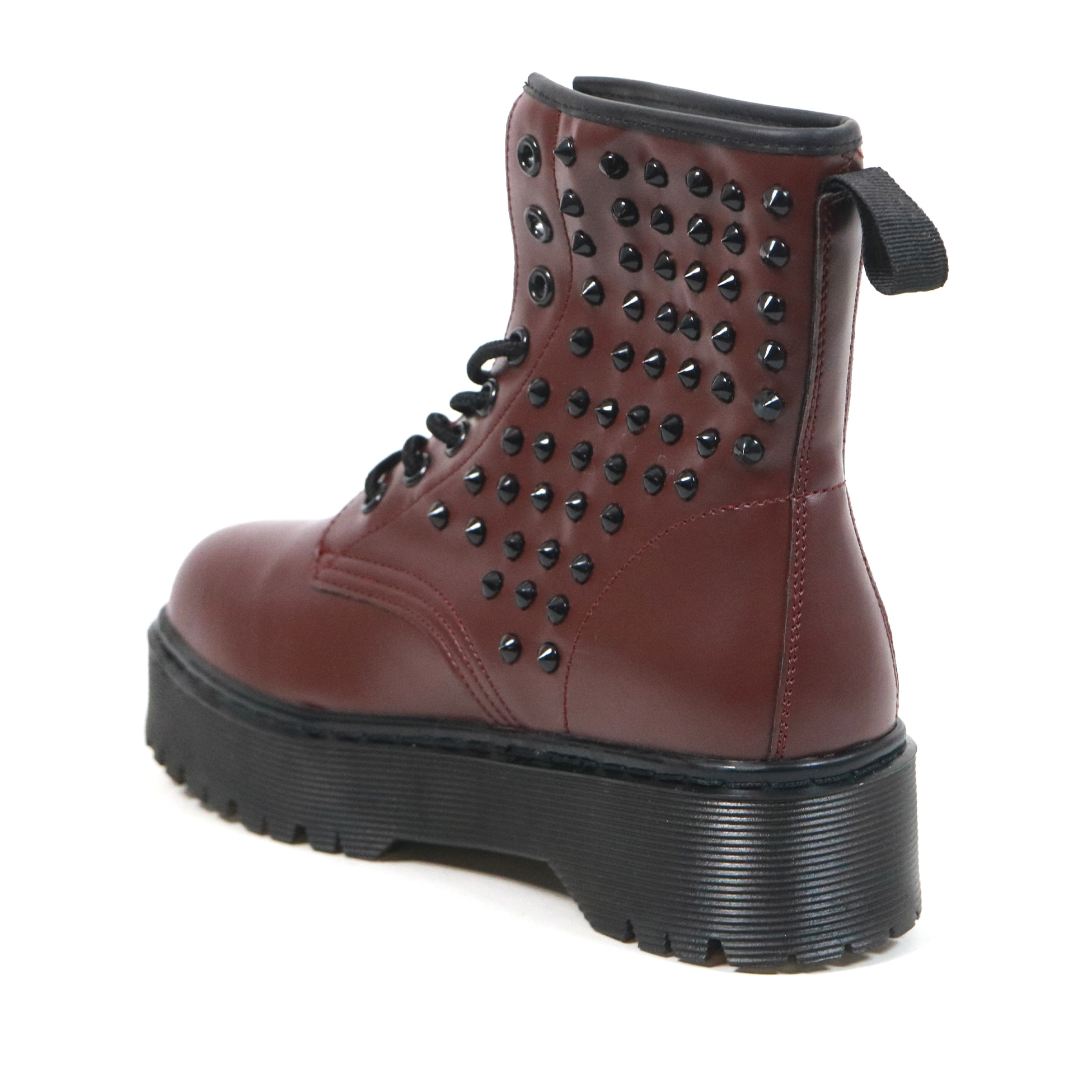 ANFIBIO FLATFORM BORCHIE CHOCOLA' BORDEAUX