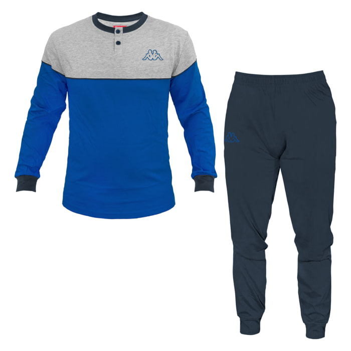 Pigiama Lungo Uomo Homewear KAPPA Cotone Leggero