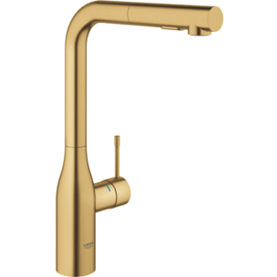 /Grohe - Set Aurum Évier de cuisine encastrable inox 304 , 68x45x21 cm + Essence Mitigeur monocommande Evier, Or brossé PVD