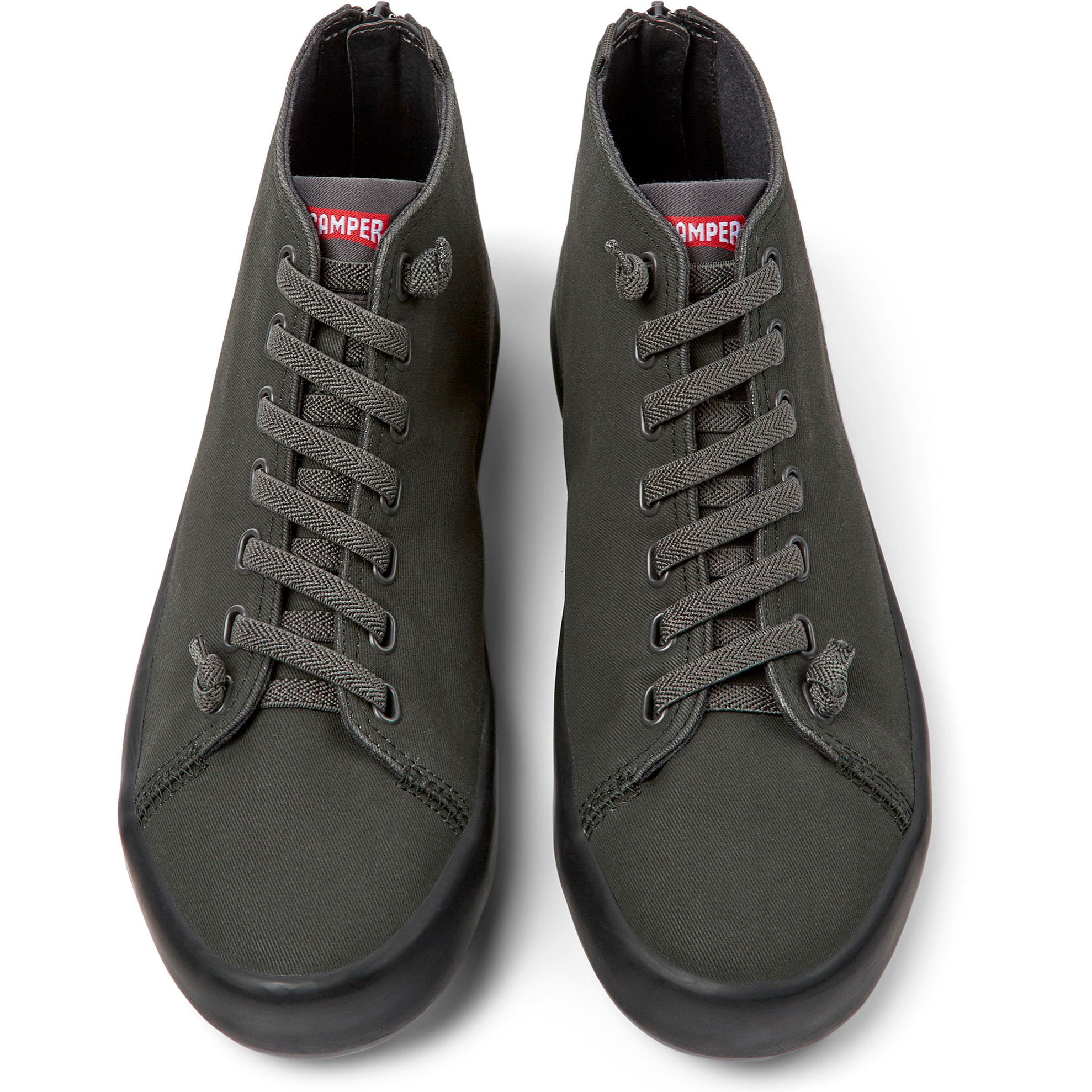 Stivali stringati - CAMPER Andratx - Grigio - Tessuto naturale