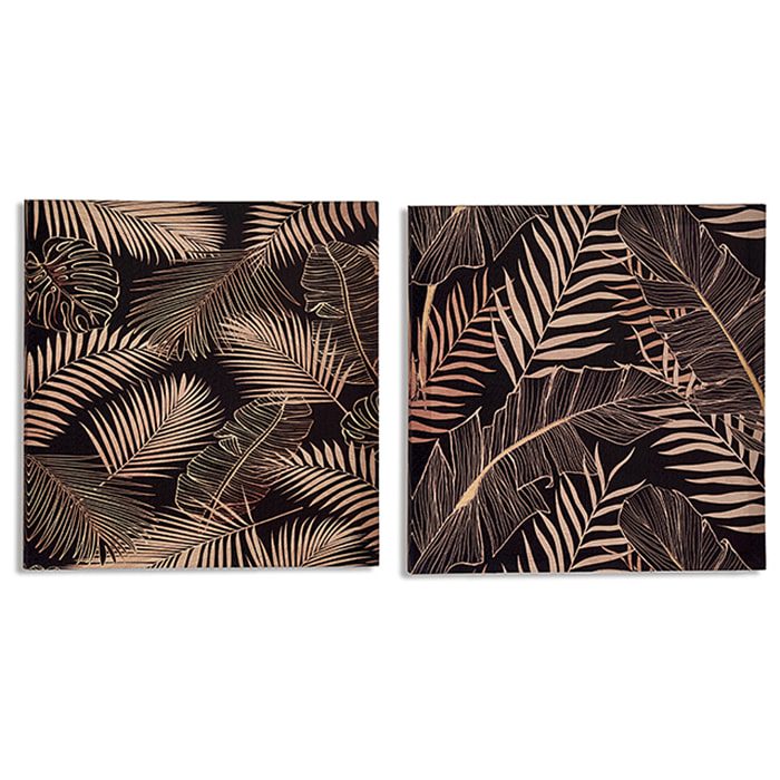 2 tele 40x40 cm fogli sfondo nero. Designs esclusivi.