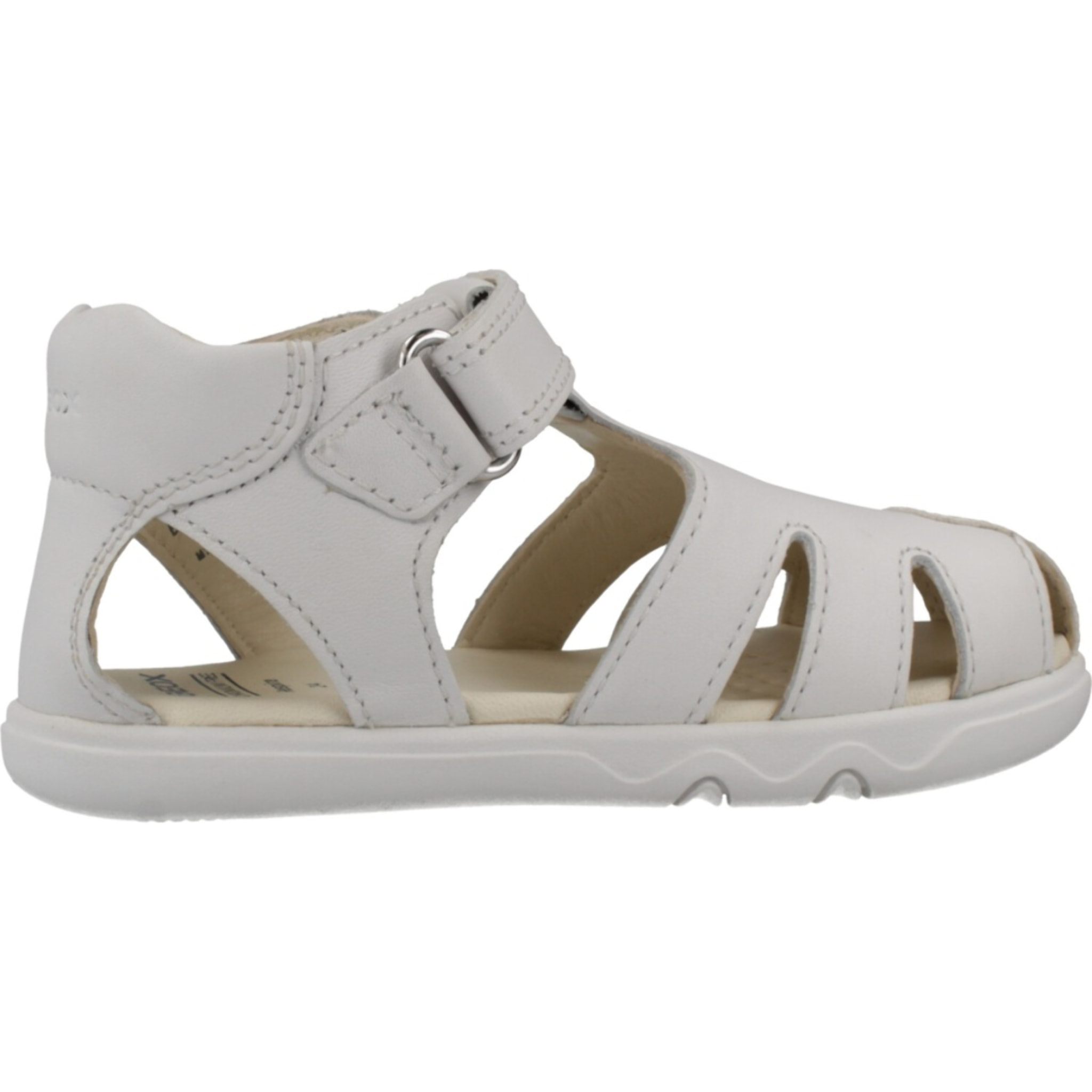 Sandalias Niño de la marca GEOX  modelo B SANDAL STEPPIEUP BLANCO