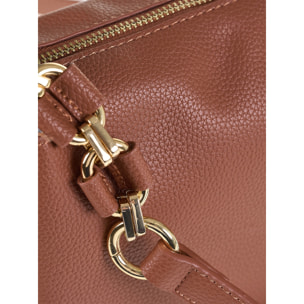 Borsa a spalla da donna Made in Italy - Modello Brunilde Lux - 100% pelle - 24.0 x 18.5 x 12.0 cm