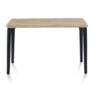 Mesa de estudio Padma Negro - Roble