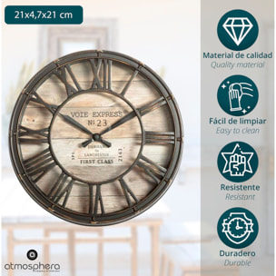 Reloj mecánico plástico