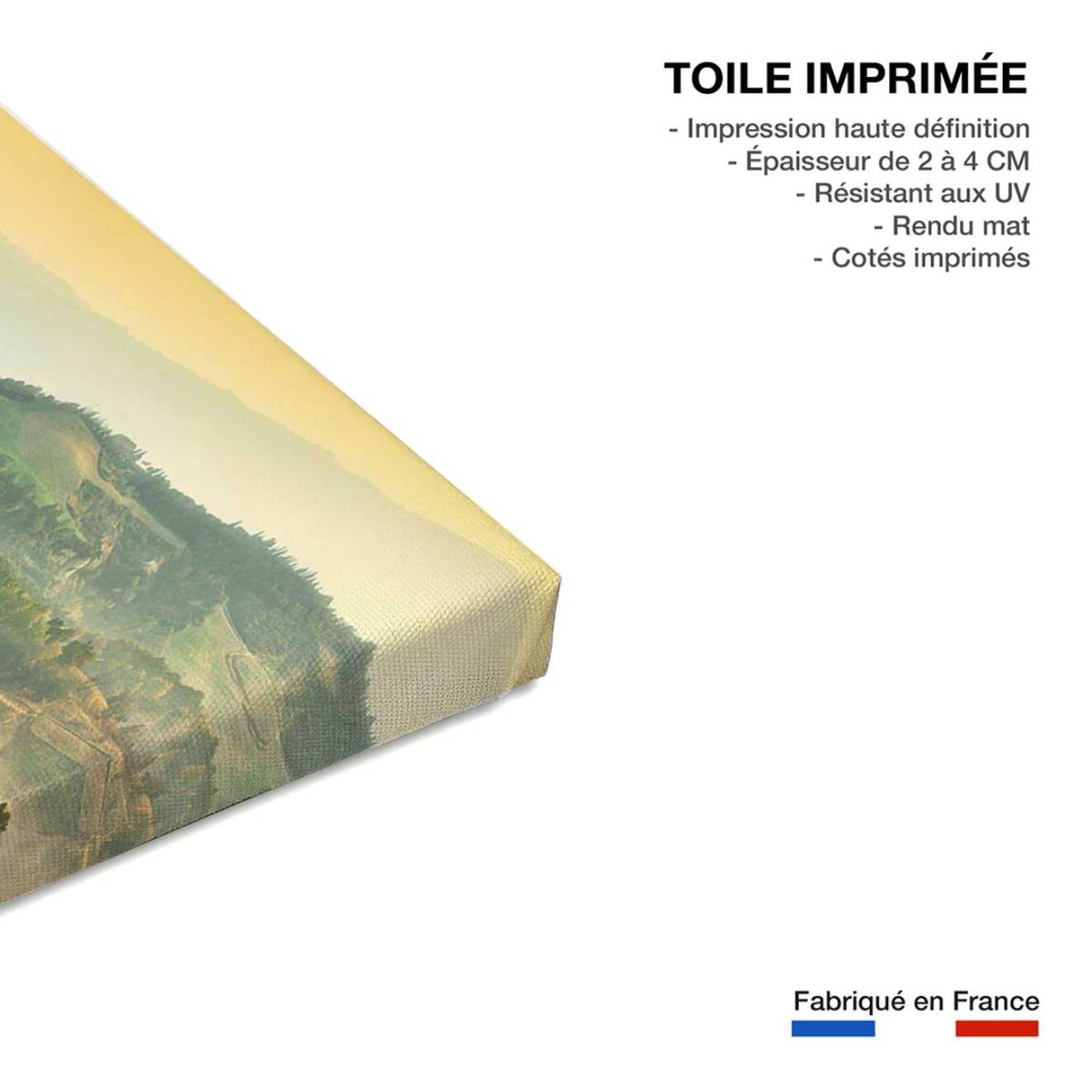 Tableau Paysage de Toscane Toile imprimée
