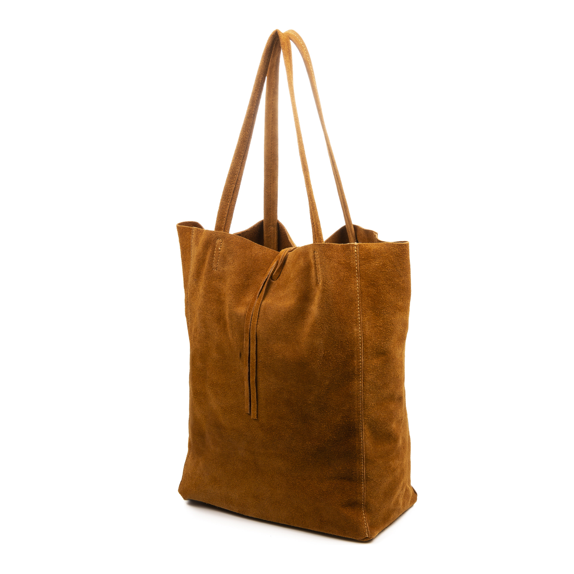 Sefora Bolso Shopper Mujer.Piel auténtica Gamuza