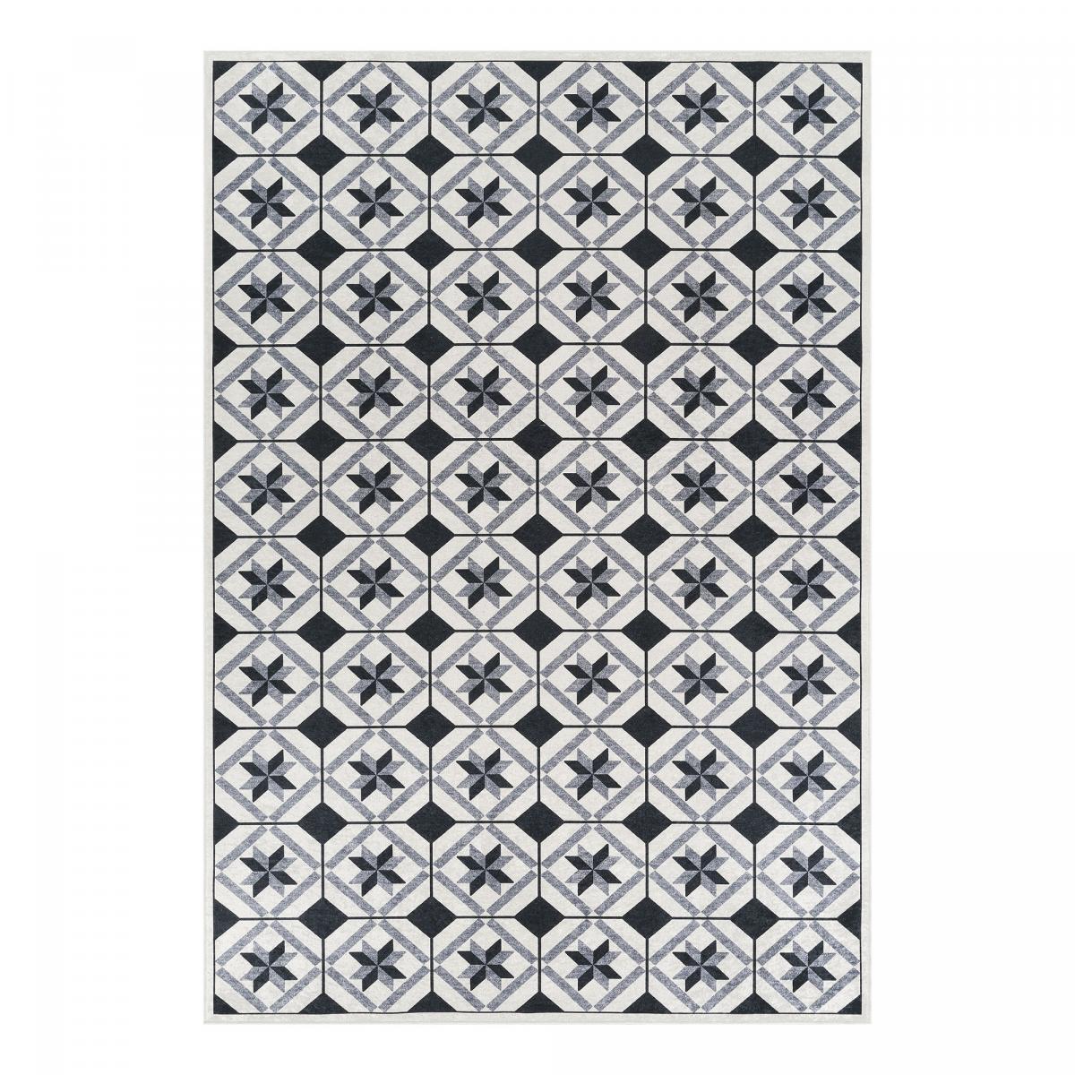 Tapis de cuisine, motif géométrique kilim tissé, GUME