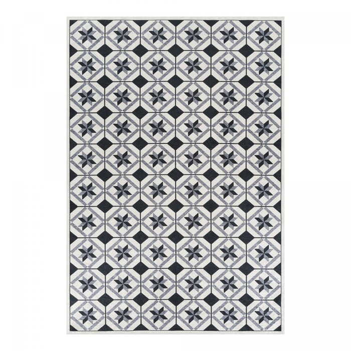 Tapis de cuisine, motif géométrique kilim tissé, GUME