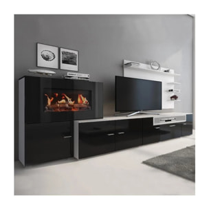 Salón Olympo Blanco - Negro