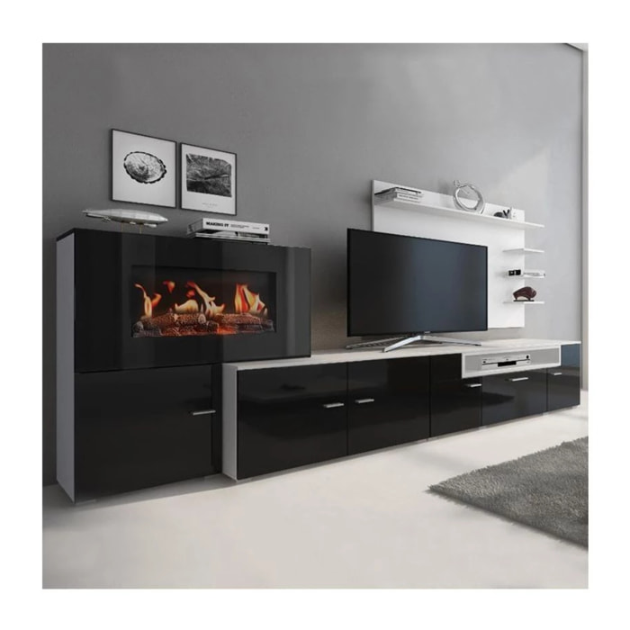 Salón Olympo Blanco - Negro