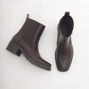 STIVALETTO TEXANO ELASTICI TESTA DI MORO