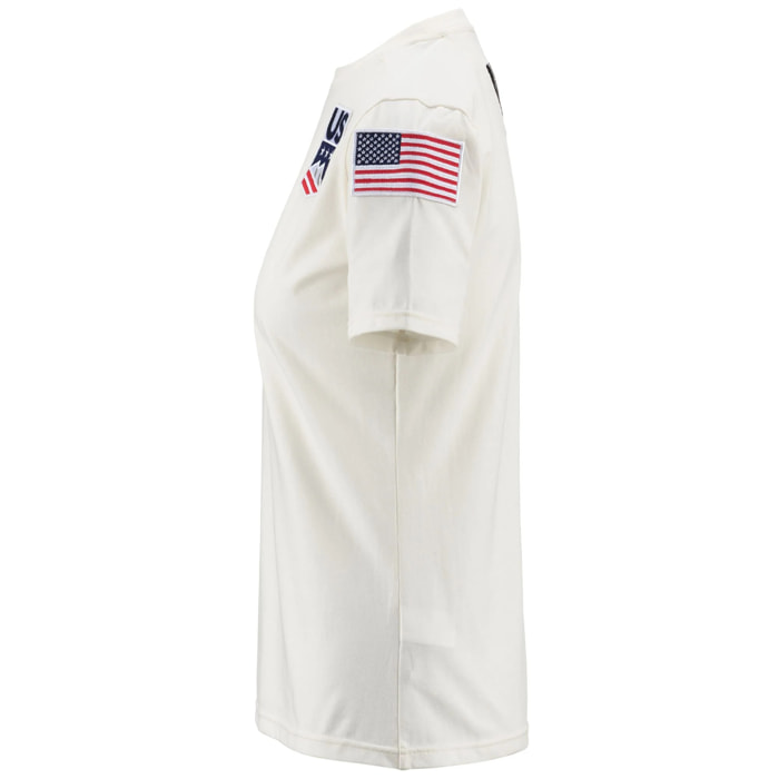 T-Shirts & Top Kappa Donna 6Cento Wayba2 Us Bianco