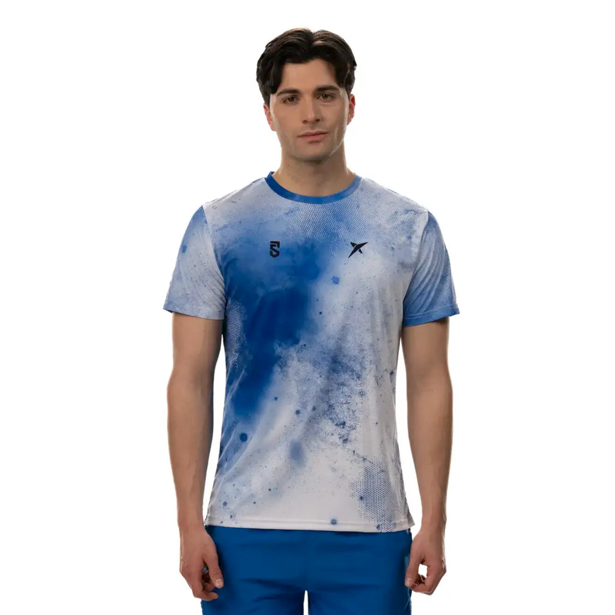 Camiseta de pádel hombre Aker Print Drop Shot