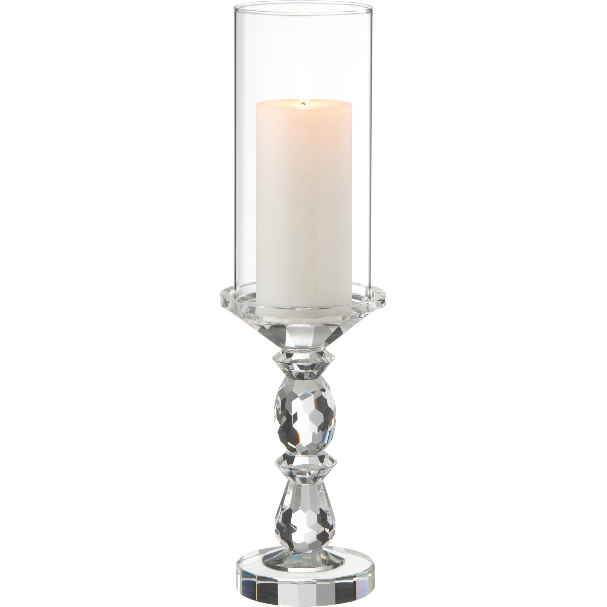 J-Line bougeoir Marie - crystal - transparent - large