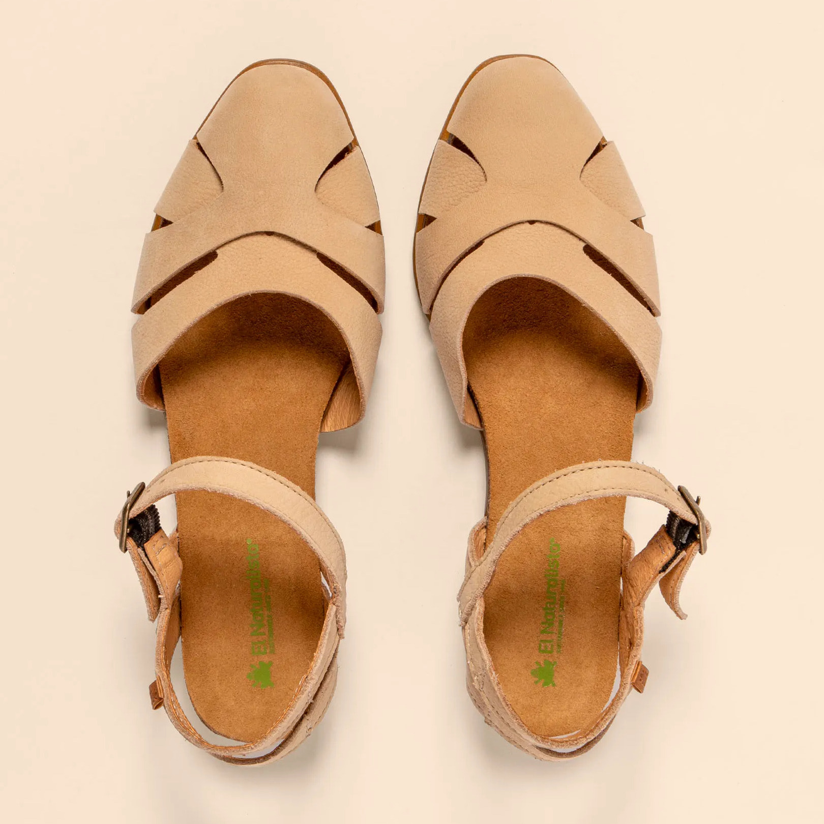 Sandalias N5207 NOBUCK LAVADO CREAM/ STELLA color Cream