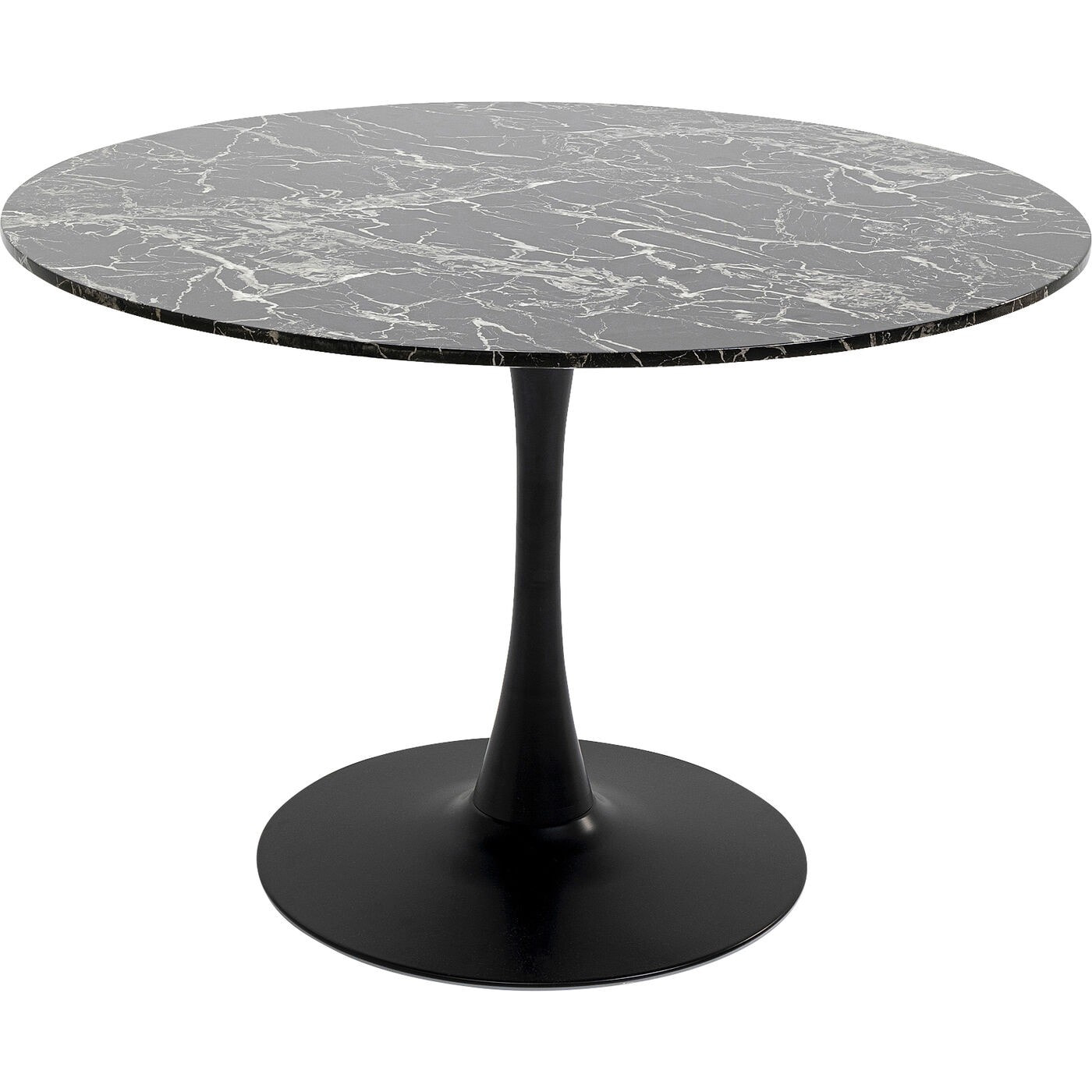 Table Schickeria effet marbre noir Kare Design
