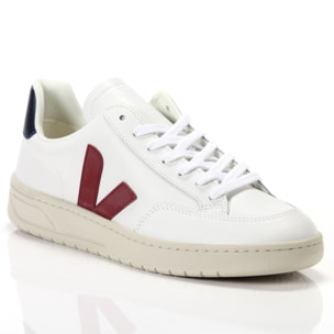 Sneakers Veja V-12 Leather Bianco Bianco