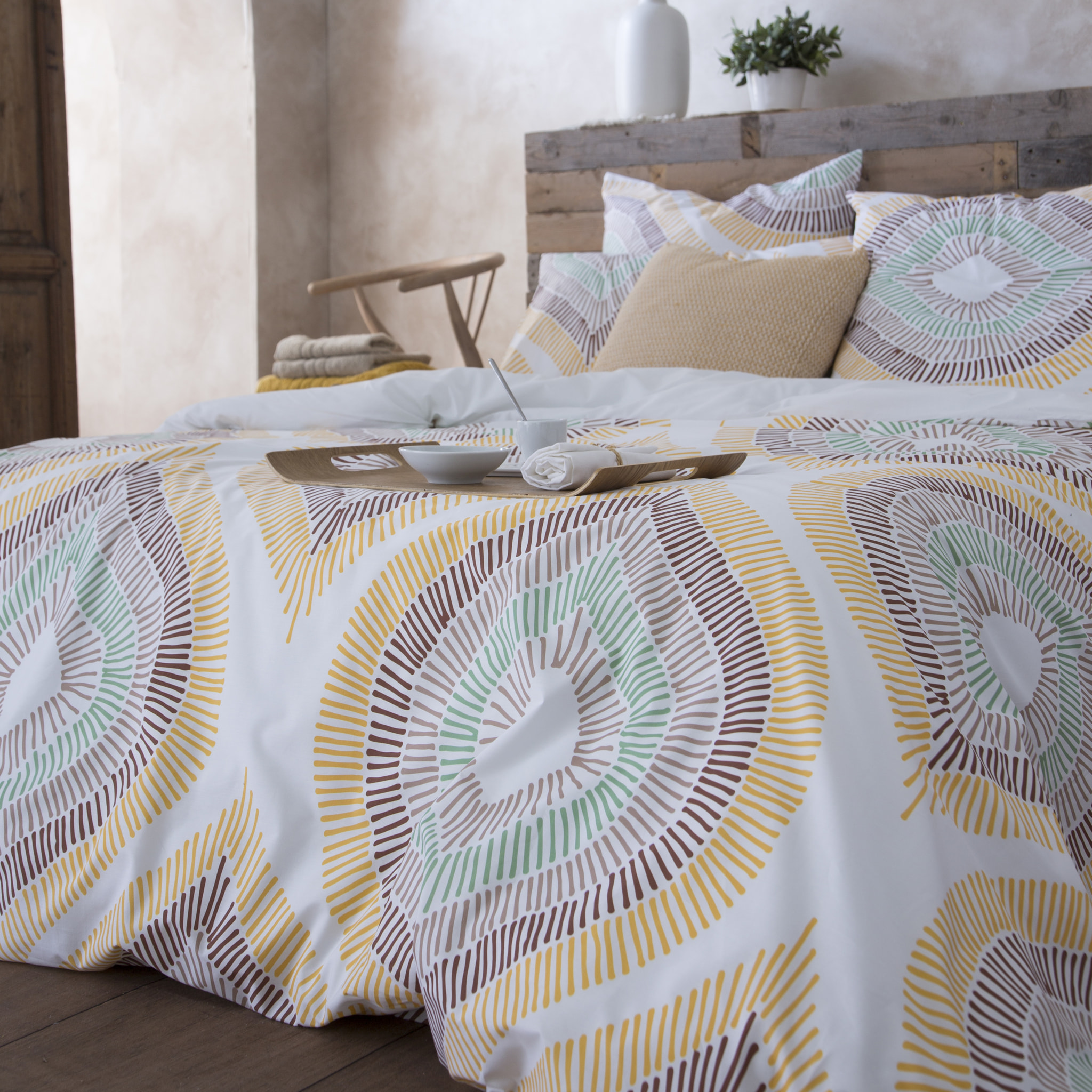 Cuadrante 100% Algodón 200 hilos Alaya