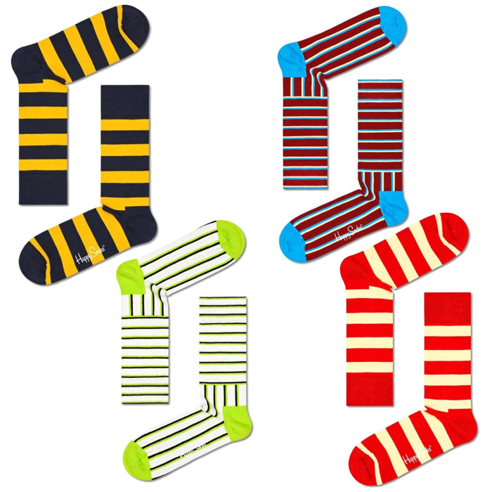 Calcetines 4-set stripe varios colores