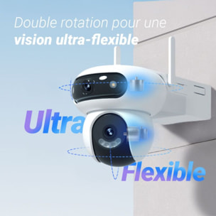 Caméra de surveillance EZVIZ HB90X 4G & Wifi Kit