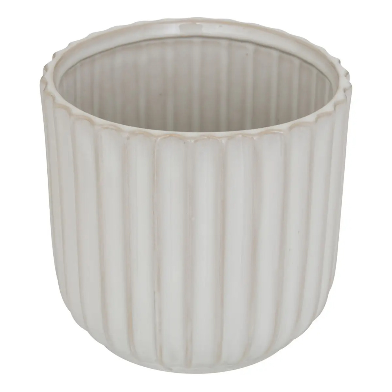 Cache-pot Iko en Grès 16x16x15cm