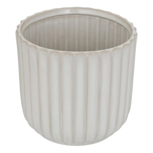 Cache-pot Iko en Grès 16x16x15cm