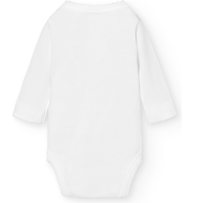 Body cruzado bebé manga larga afelpado