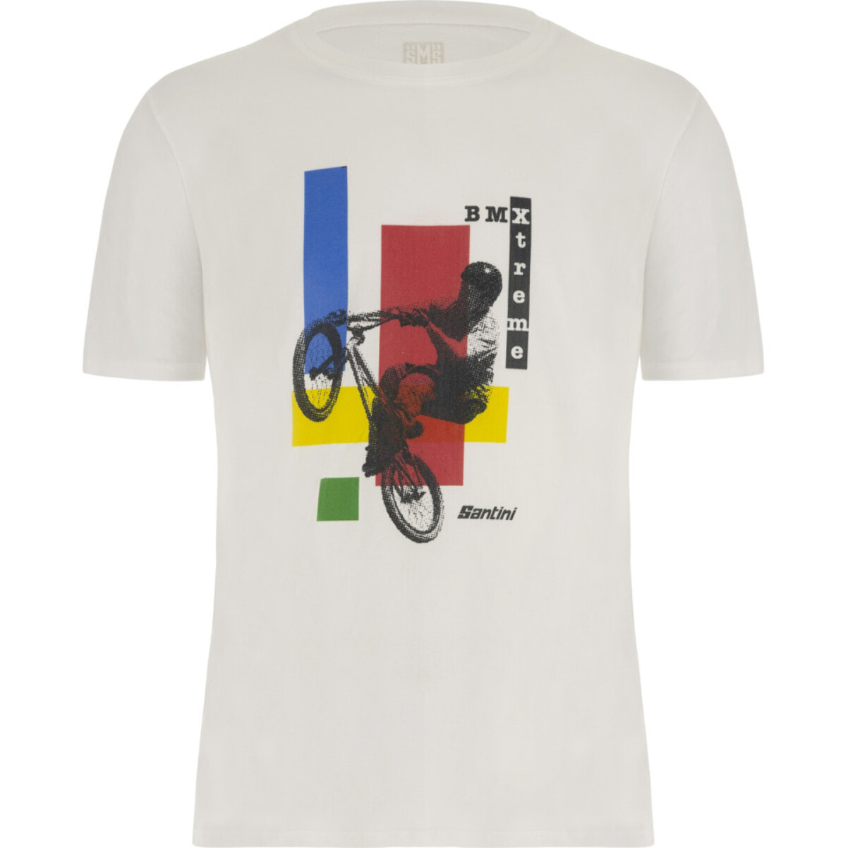 T-Shirt Bmx Urban - Uci Official - Bianco - Uomo