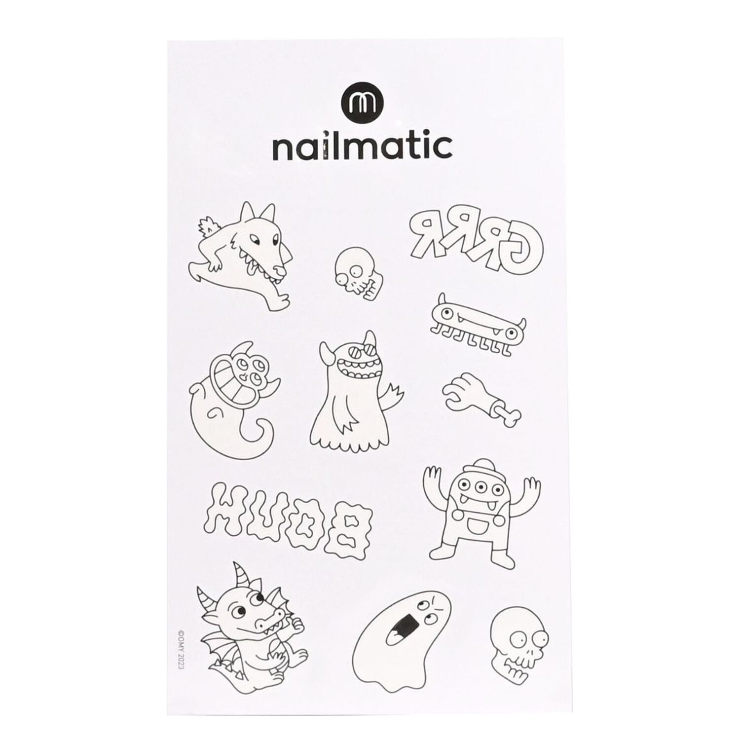 Tattoo Artist - Monsters - Planche de Tatouage à Colorier