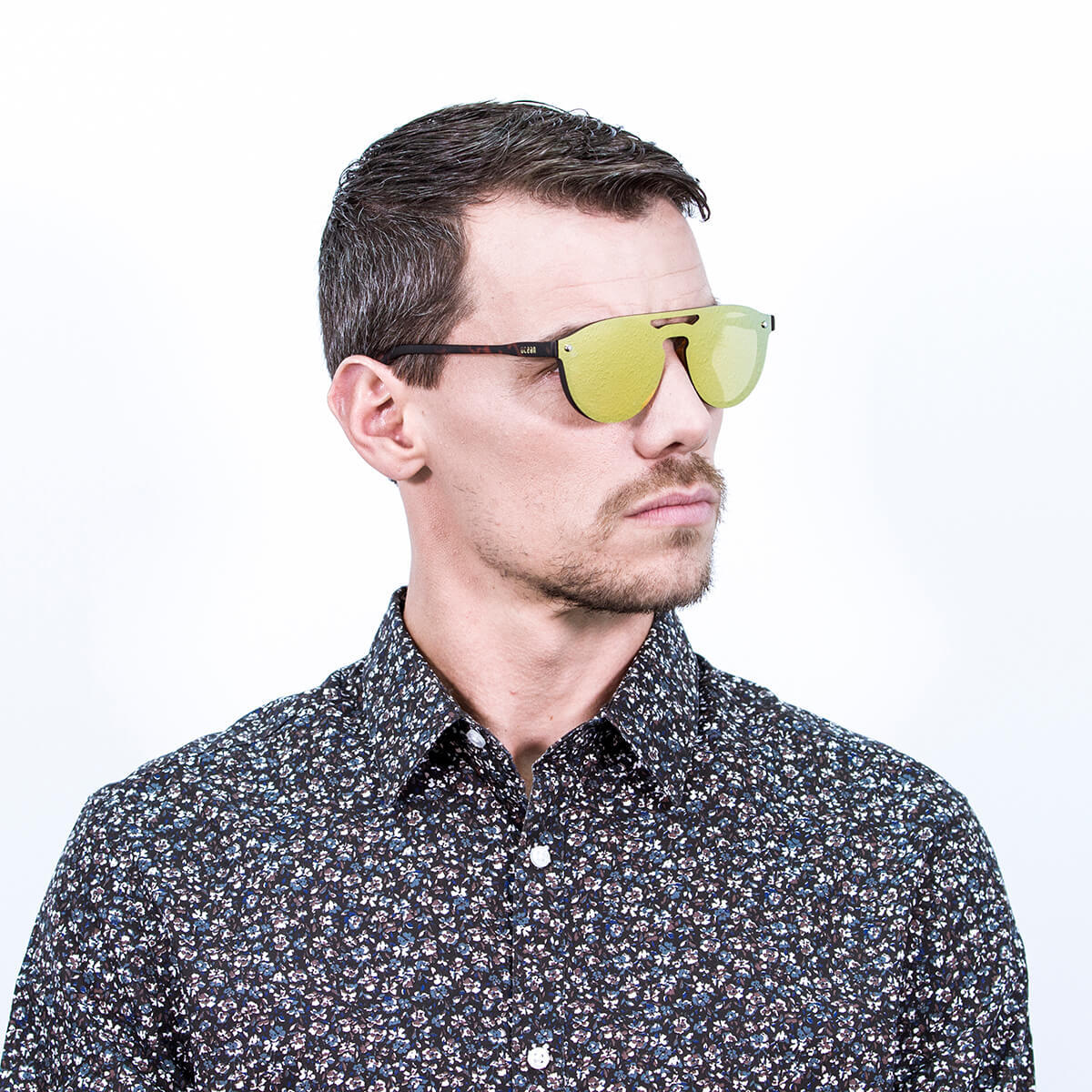 Gafas de sol OCEAN MODENA - Carey mate / Planas doradas revo