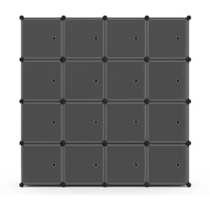 Armoire de rangement multifonction 16 cubes