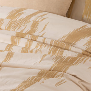 Housse de couette en 100% coton 157 fils Mahón Moutarde