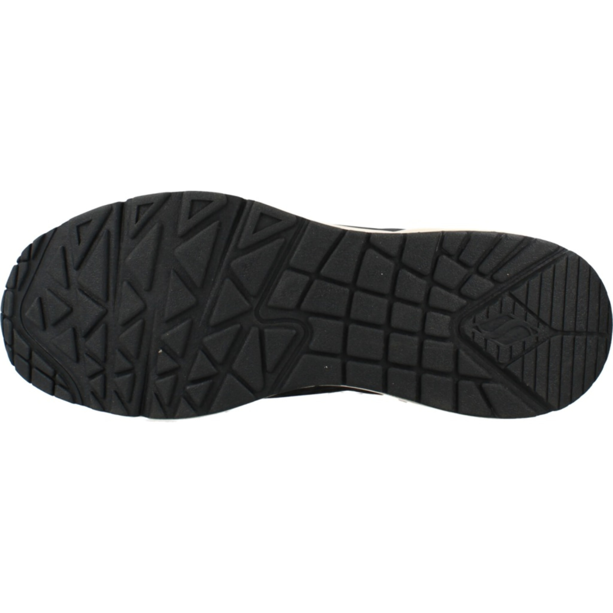 Sneakers De  Mujer 177521s Uno Wedge Safari Negro
