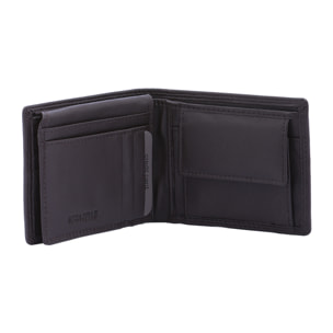 Portafoglio  da uomo In Vera pelle Made in Italy 8,5x11x2,5 cm