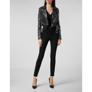 PHILIPP PLEIN Biker de cuero