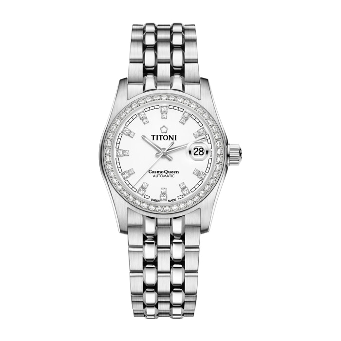 Reloj Titoni 729S-307 Mujer Analogico Automatico con Correa de Acero inoxidable