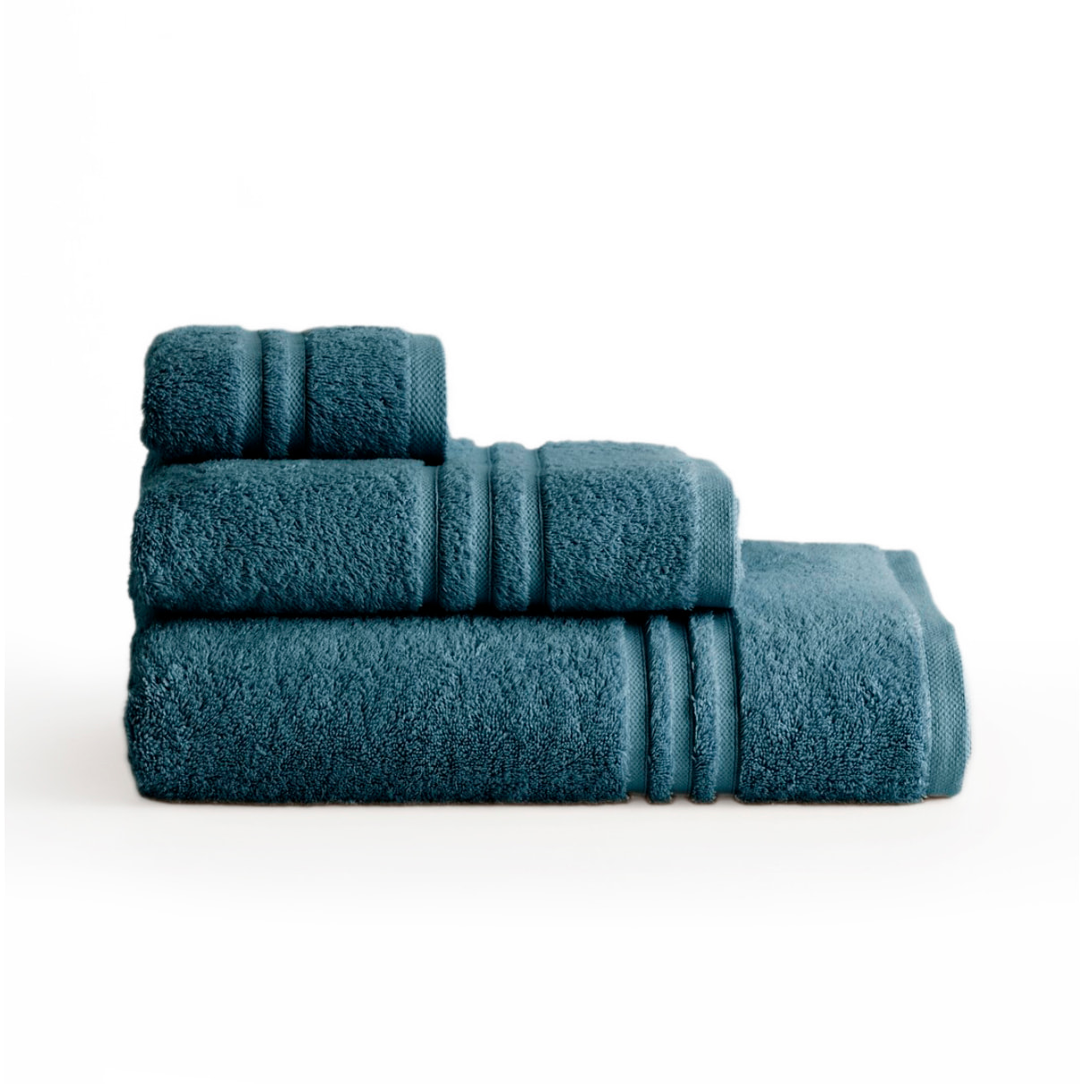 Set de serviettes éponge 100% Coton Éponge Peigné - 700 g/m2 LAGUNE