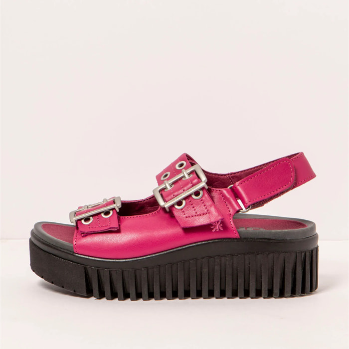 Sandalia de cuña 1579 NAPPA FUXIA/BRIGHTON color Fuxia