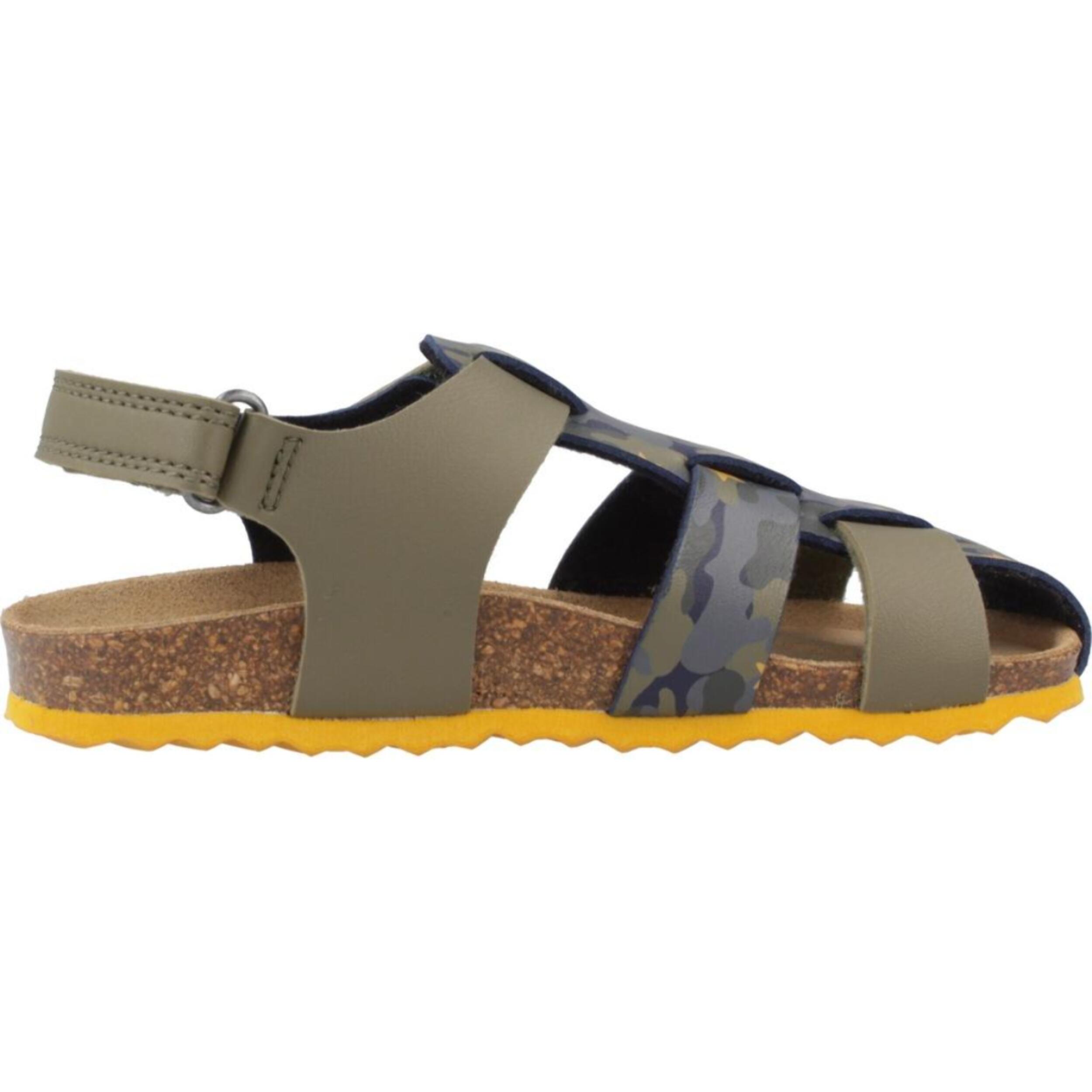 Sandalias Niño de la marca GEOX  modelo B SANDAL CHALKI BOY VERDE