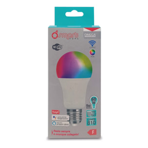 OMEGA Lampada LED Smart WiFi A60 9W RGB