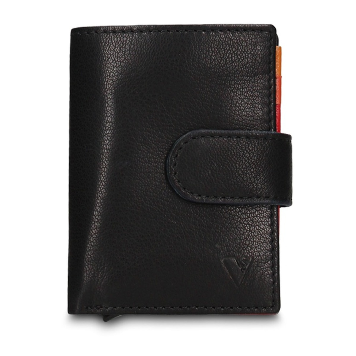 Portafoglio uomo in vera pelle - Modello Vesper Pro - Casual - 7.5 x 10.0 x 2.0 cm