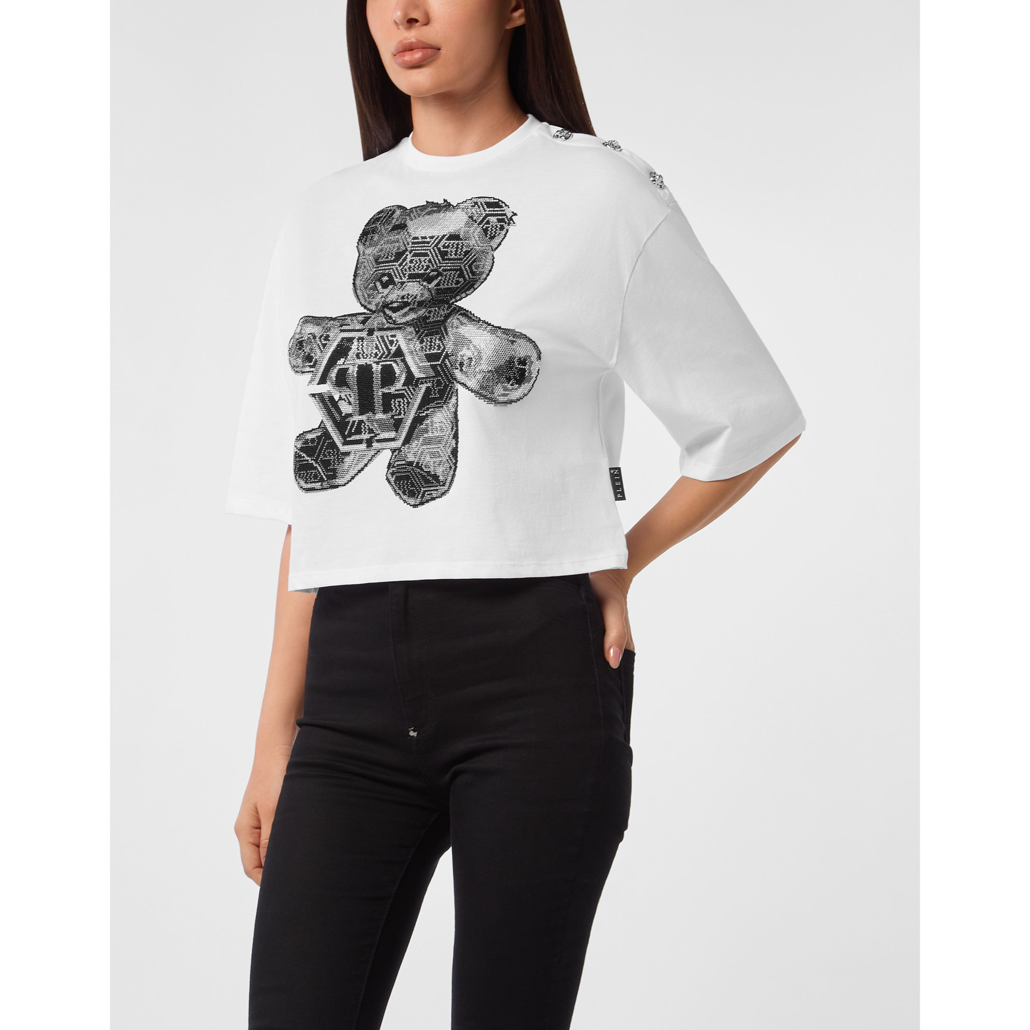 PHILIPP PLEIN Maglietta a girocollo TEDDY