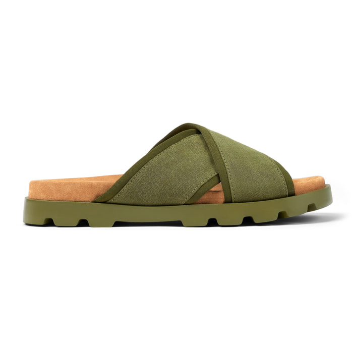 Sandalias - CAMPER Brutus - Verde - Textil técnico (poliéster reciclado)