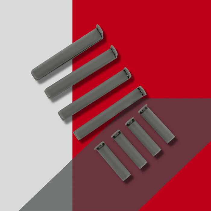 Lot de 8 clips fermeture de sachet Fackelmann Tecno