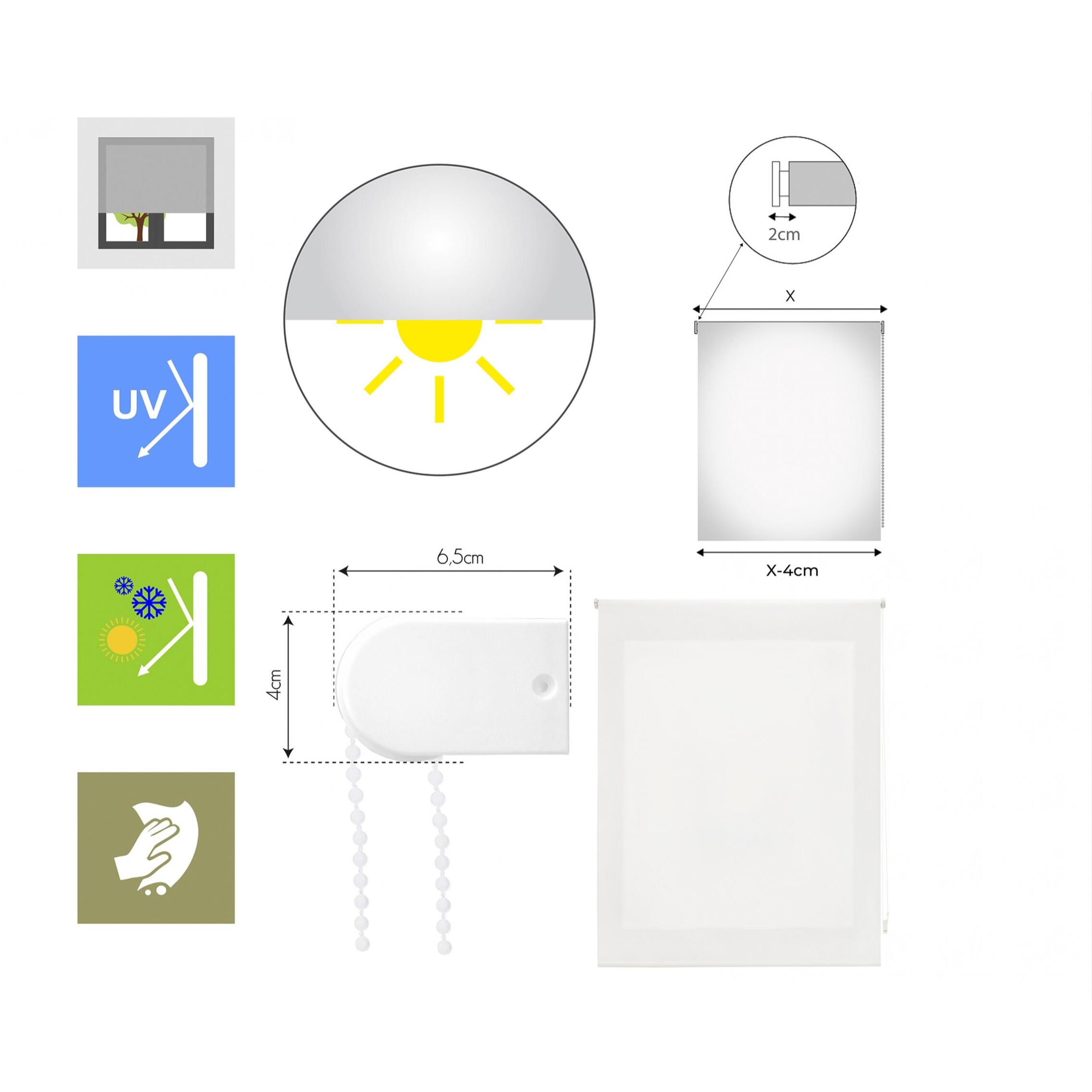 Store enrouleur Polyester Translucide 120x250