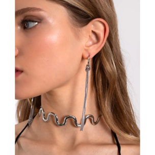 Pendientes largos de mujer