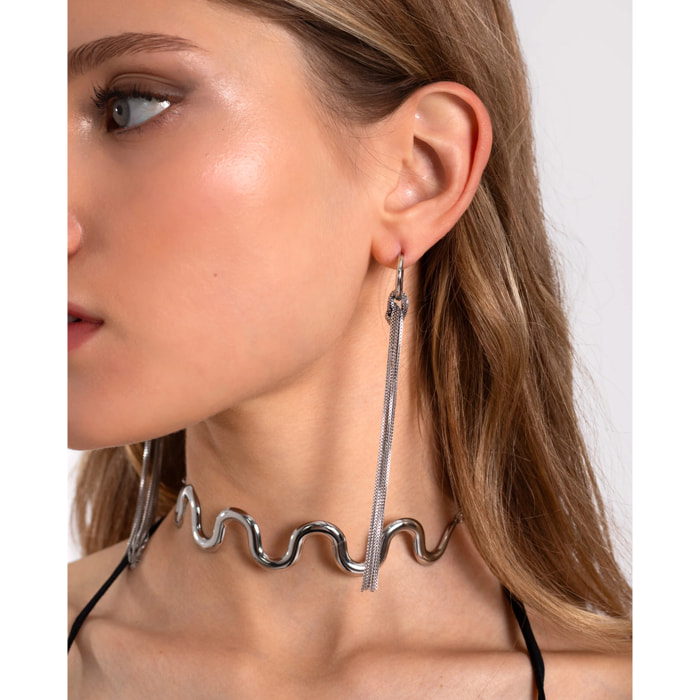 Pendientes largos de mujer