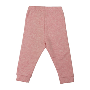 LEGGINGS FELPA ROSA MELANGE